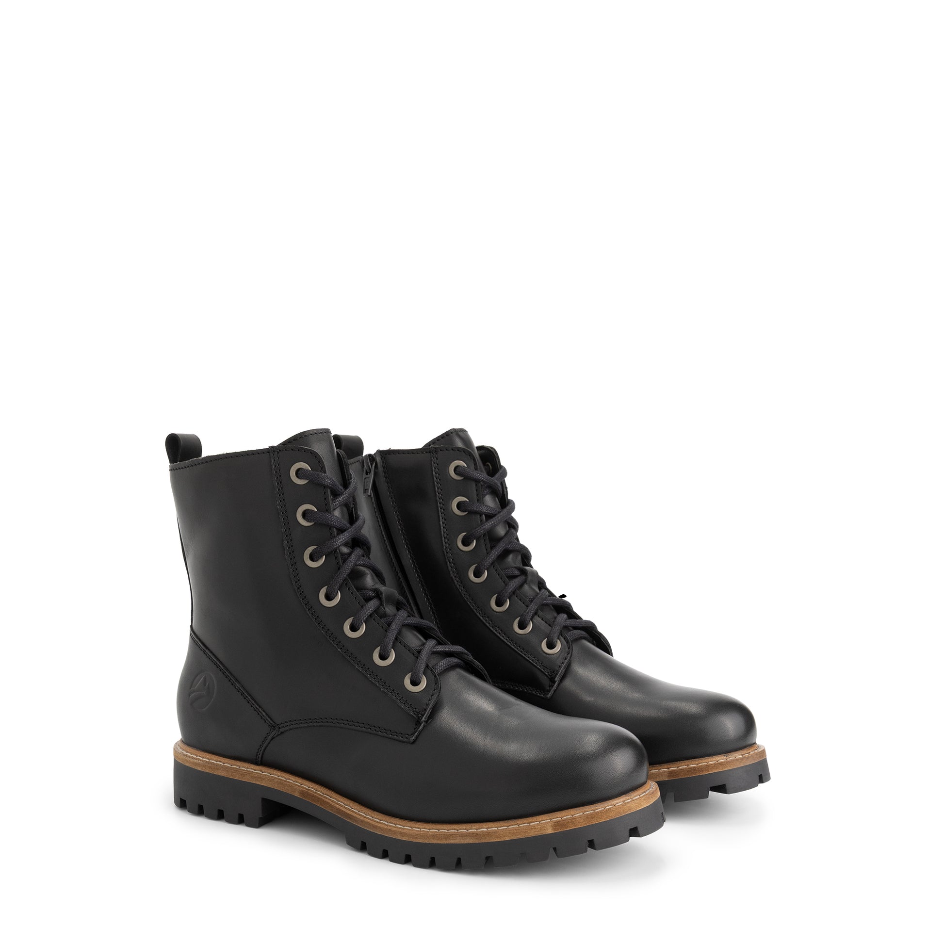 Kvaloya Men - Lace-up boots - Leather - Black FRD