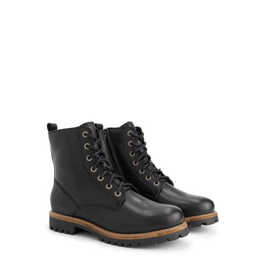 Kvaloya Men - Lace-up boots - Leather - Black FRD