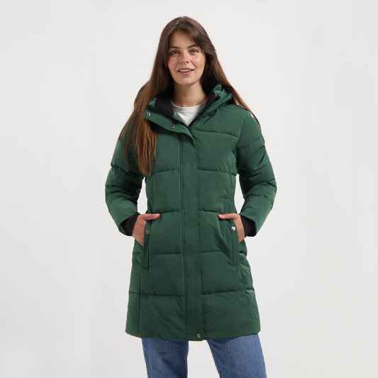 Rissne Women - Puffer jacket - Water-resistant - Dark green MV