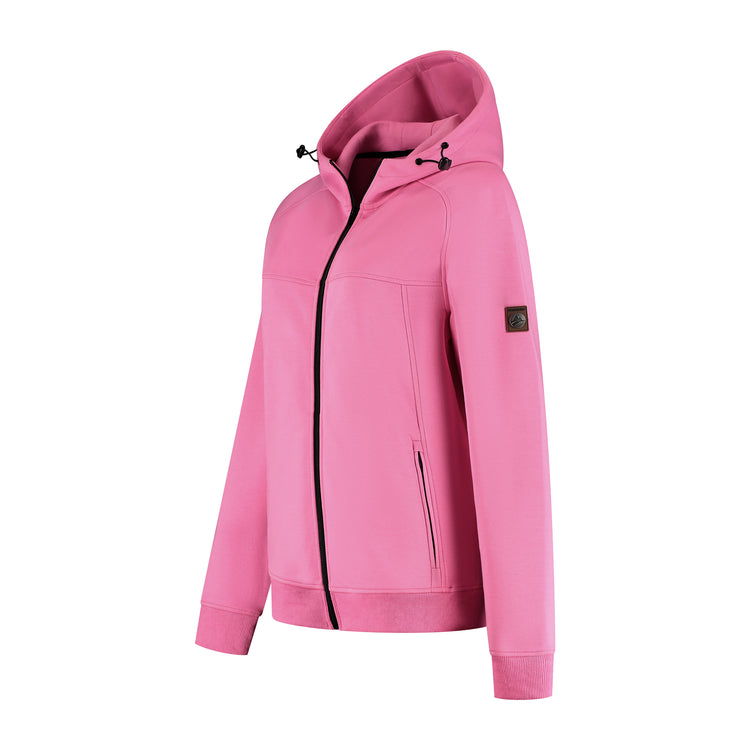 Silje Women - Outdoor cardigan - Sweater - Pink FL