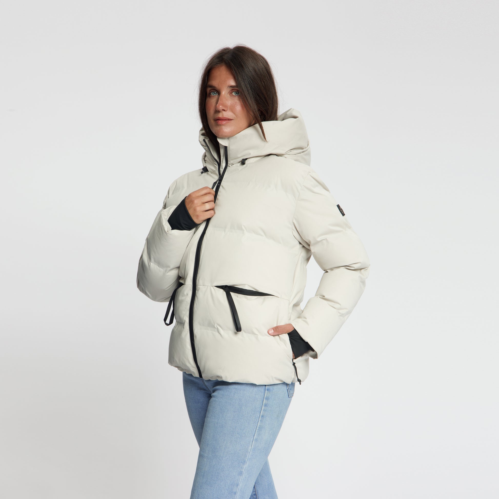 Oliv Women - Puffer Winter Jacket - Waterproof - Sand MV2