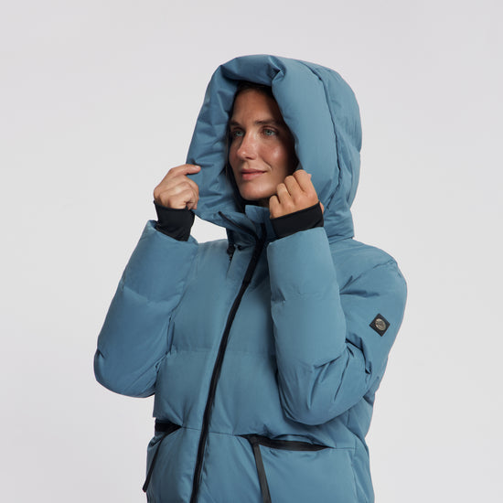 Odda Women - Puffer Winter Jacket - Waterproof - Blue MV2