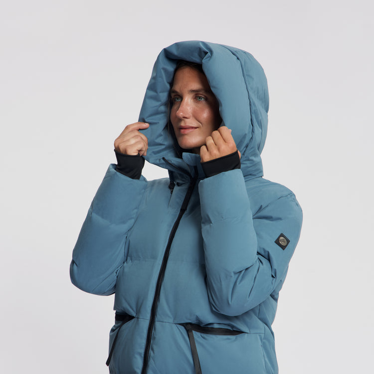 Odda Women - Puffer Winter Jacket - Waterproof - Blue MV2