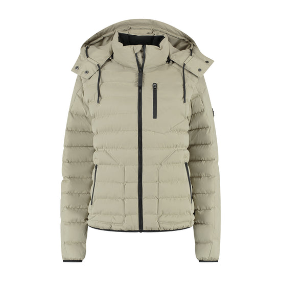Sigrid Women - Puffer Winter Jacket - Waterproof - Light Brown F
