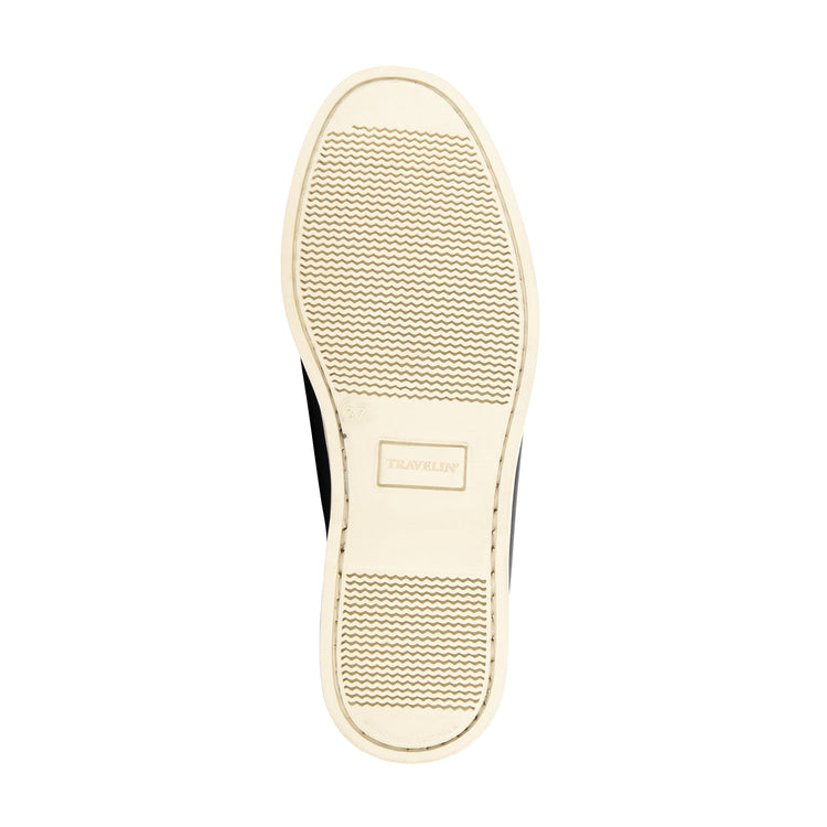 Ebeltoft Women - Boat shoes - Leather - Navy UNS