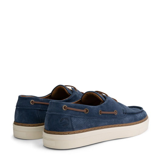 Shipton Men - Lace-up shoes - Suede - Blue BD