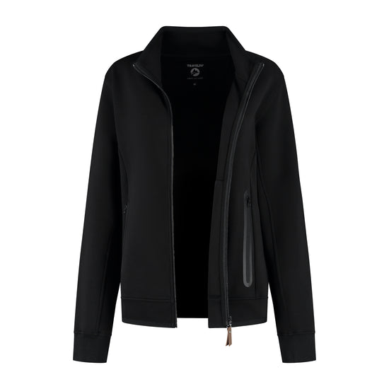 Olia Women - Outdoor Cardigan - Sweat - Black CVO