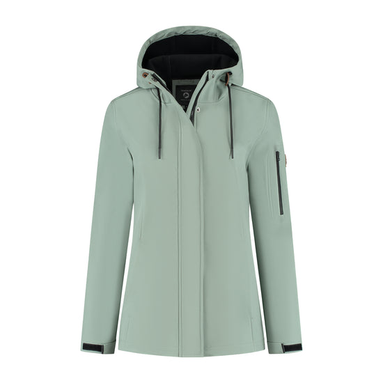Malika - Waterproof softshell jacket - Women - Green F