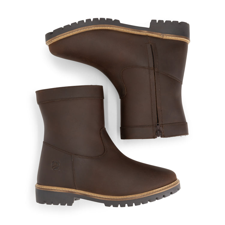 Osterby Men - Boots - Wool-Lined - Dark Brown UPD