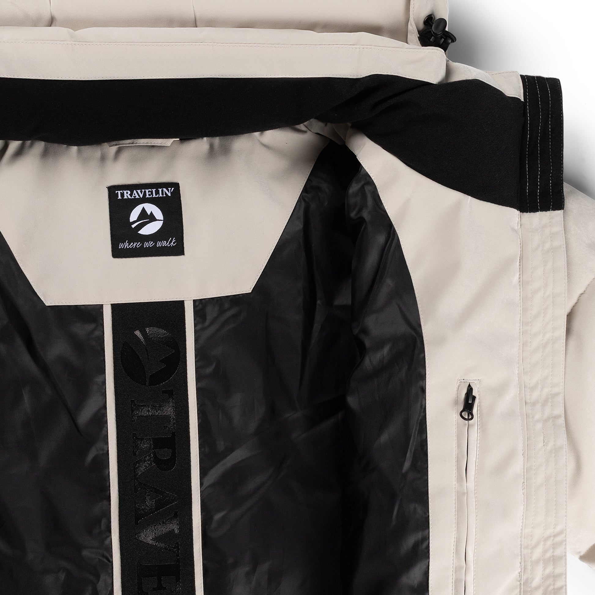 Norra Women - Puffer jacket - Water-resistant - Sand DCI