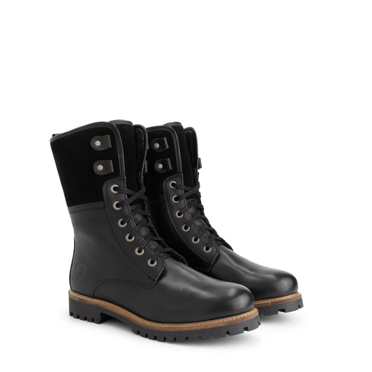 Jostedal Men - Lace-up boots - Wool-lined - Black FRD