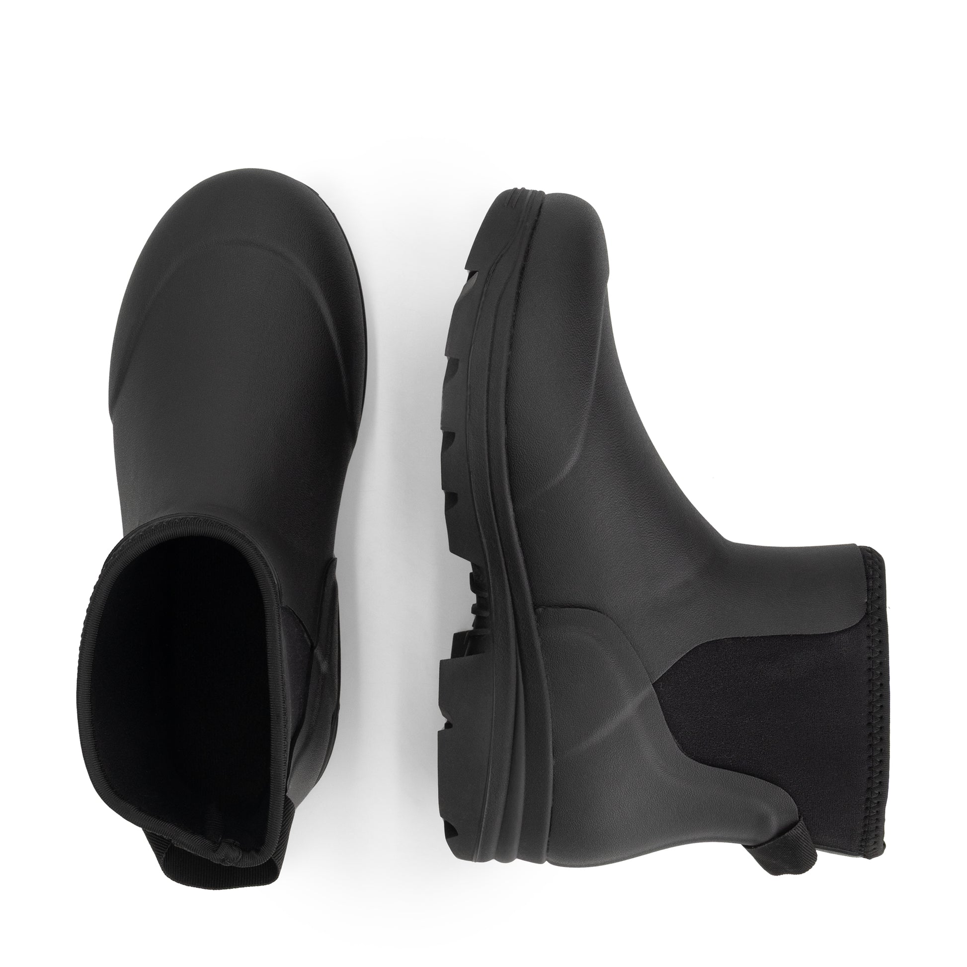 Inari Men - Rubber Ankle Boots - Rain Boots - Black UPD