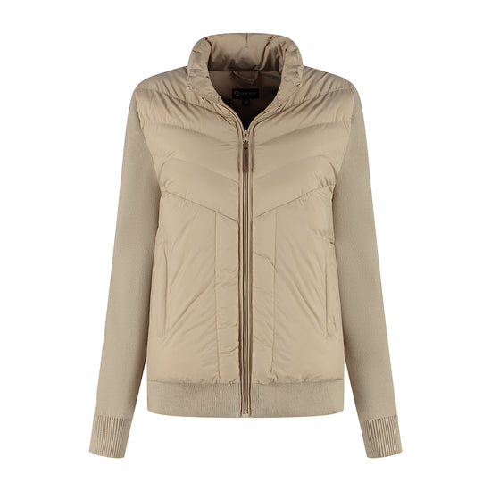 Dana Women - Outdoor cardigan - Padded - Sand F
