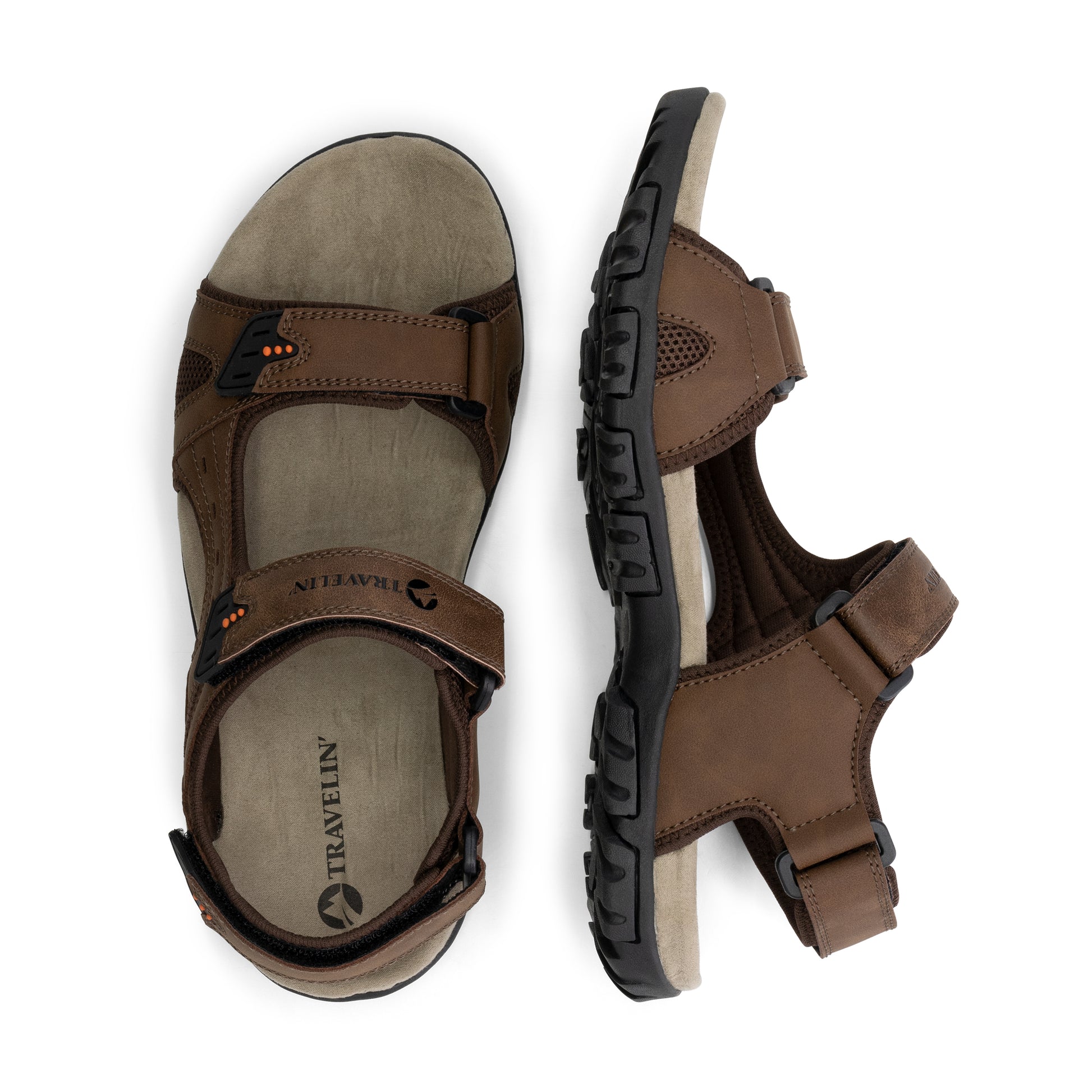Hofn Men - Hiking sandals - Brown UPD