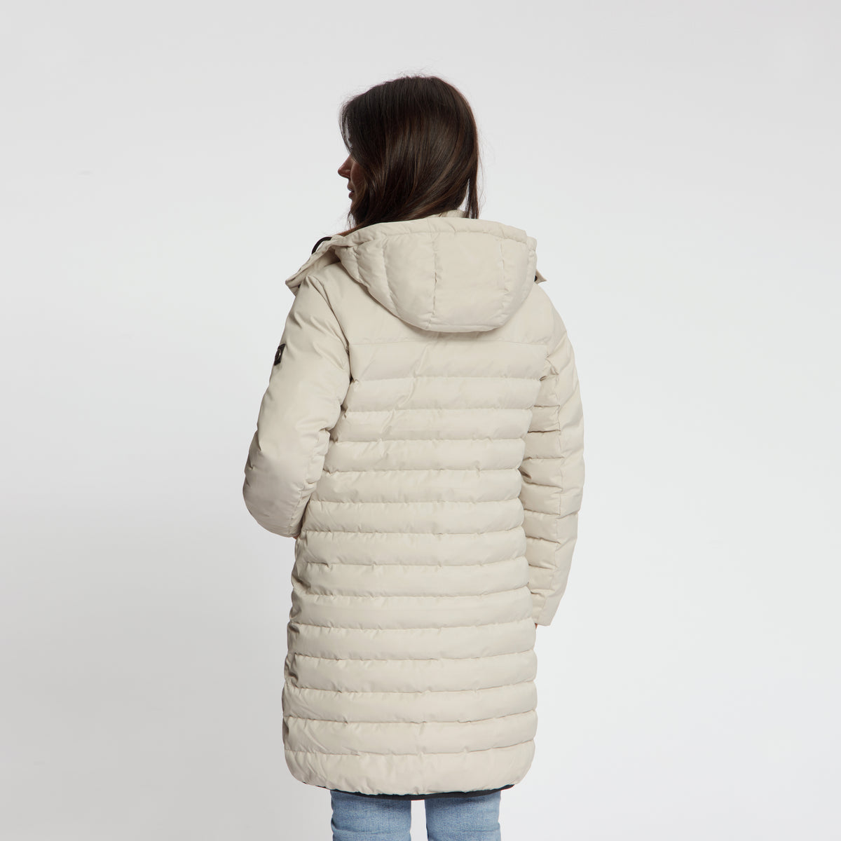 Saga Women - Puffer Winter Jacket - Waterproof - Sand MV3