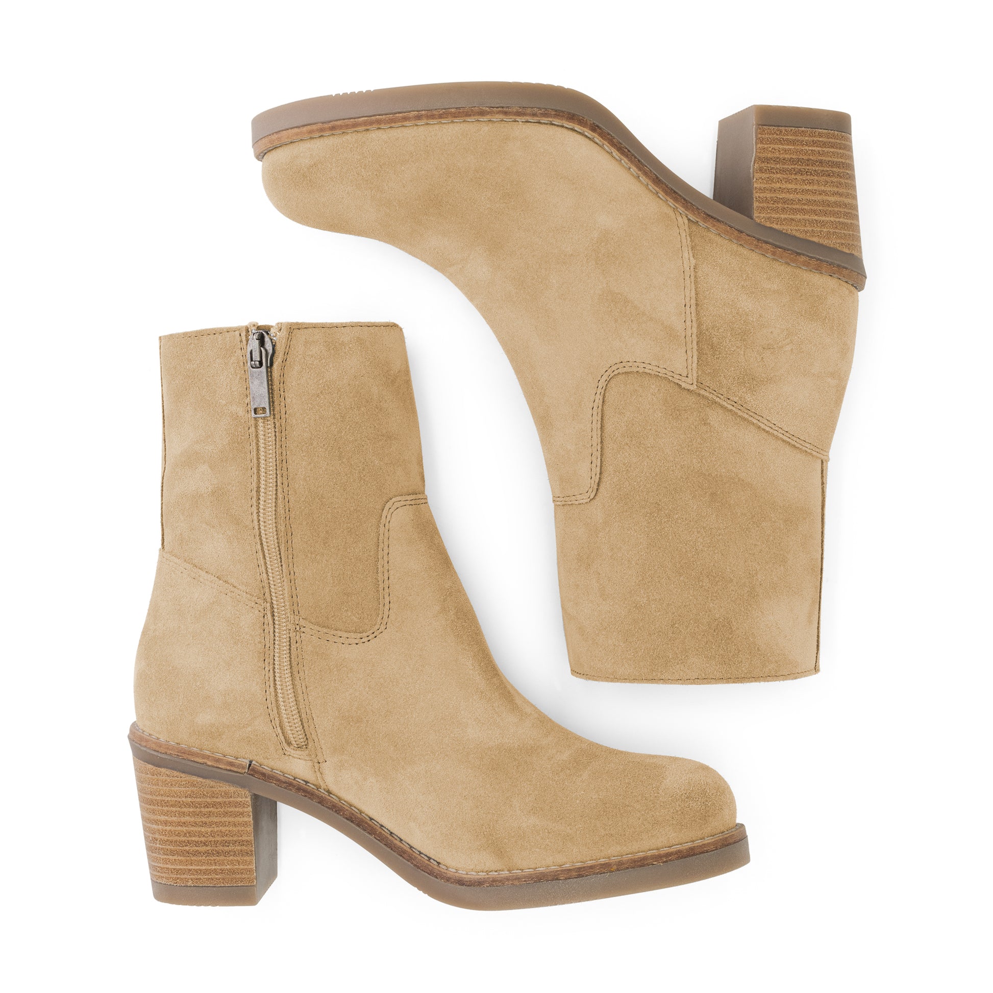 Valence - Suede ankle boots - Women - Sand UPD