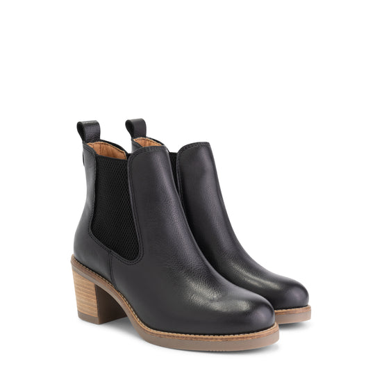 Ivry - Leather ankle boots - Women - Black FRD