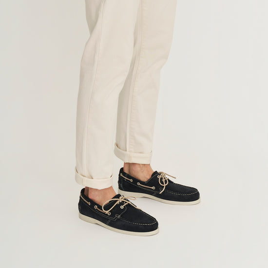 Krokvag Men - Boat shoes - Suede - Navy MV