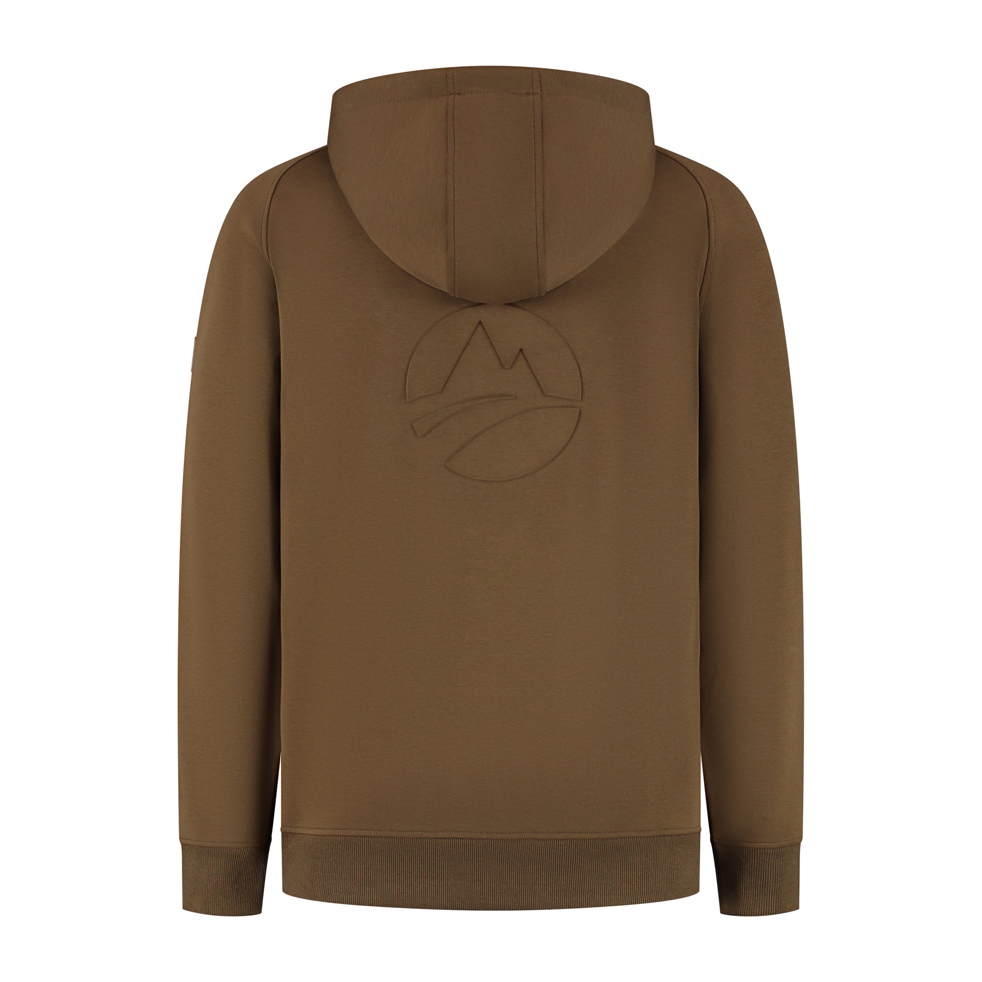 Steffen Men - Hooded Cardigan - Sweat - Brown B