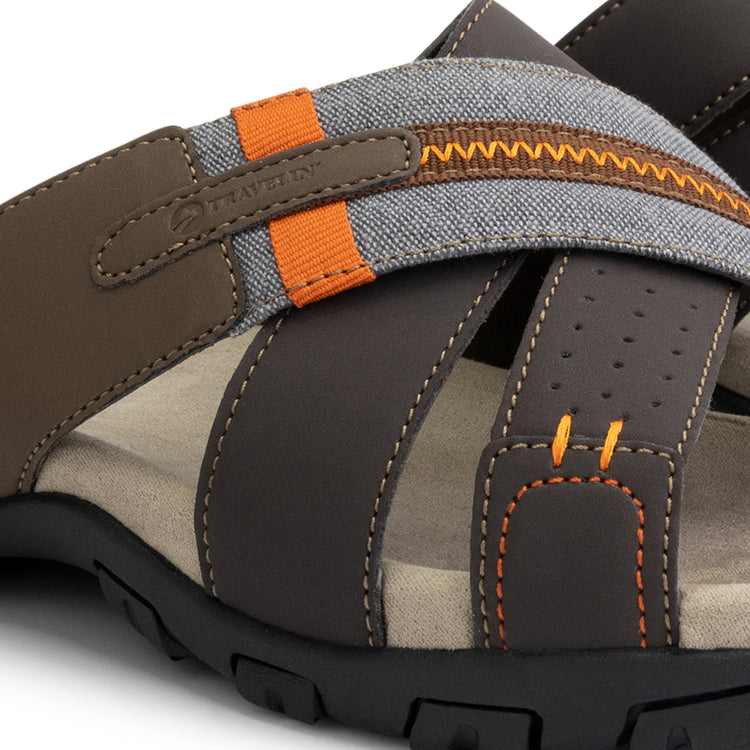 Solsvik Men - Outdoor sandals - Brown DFW