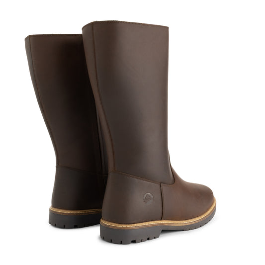 Jarvik Women - Knee-High Boots - Wool-Lined - Dark Brown BD