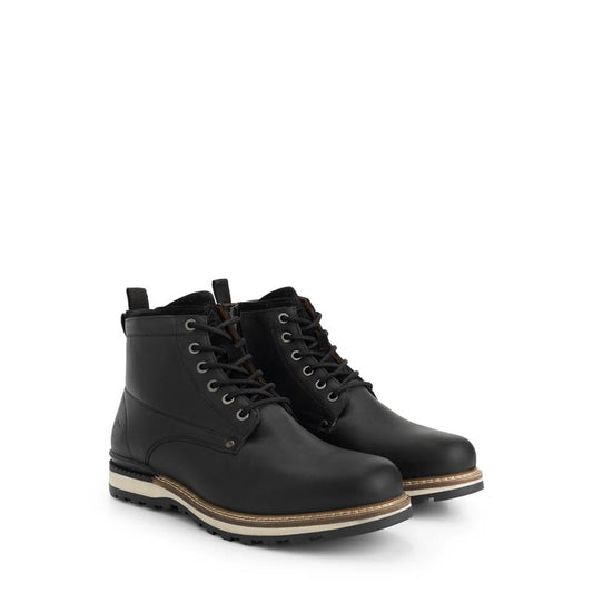 Mosbjerg Men - Lace-up boots - Wool-lined - Black FRD