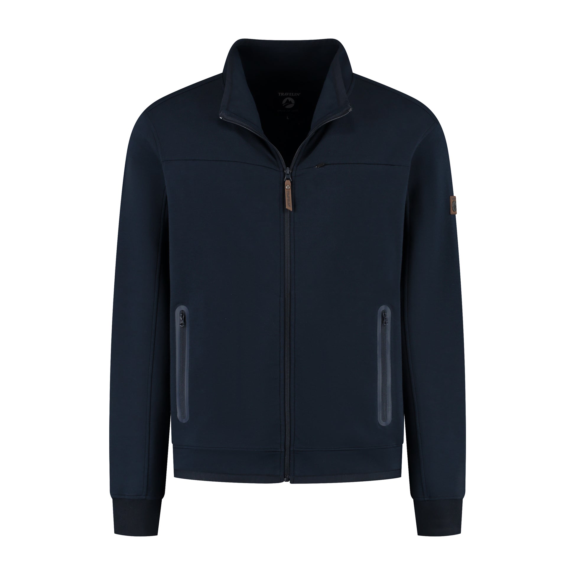 Olle Men - Outdoor Cardigan - Sweat - Navy F