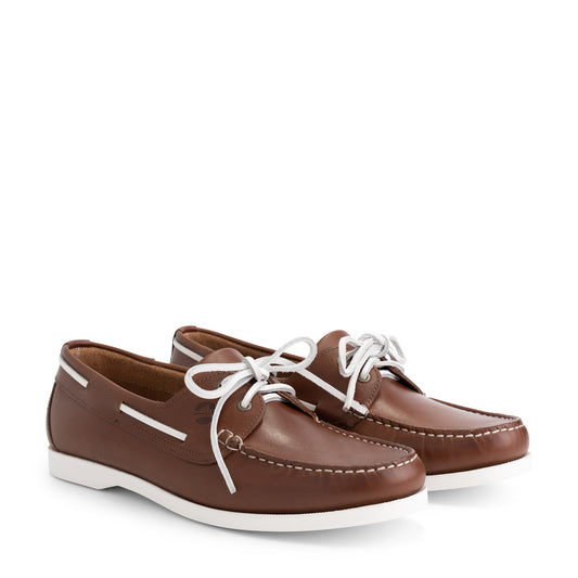 Exmouth Men - Boat shoes - Leather - Cognac FRD