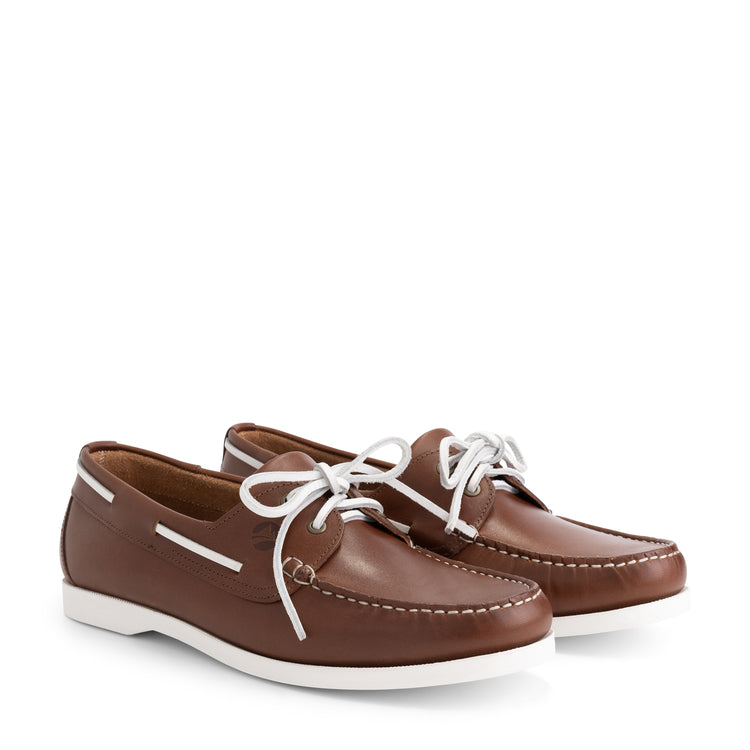 Exmouth Men - Boat shoes - Leather - Cognac FRD