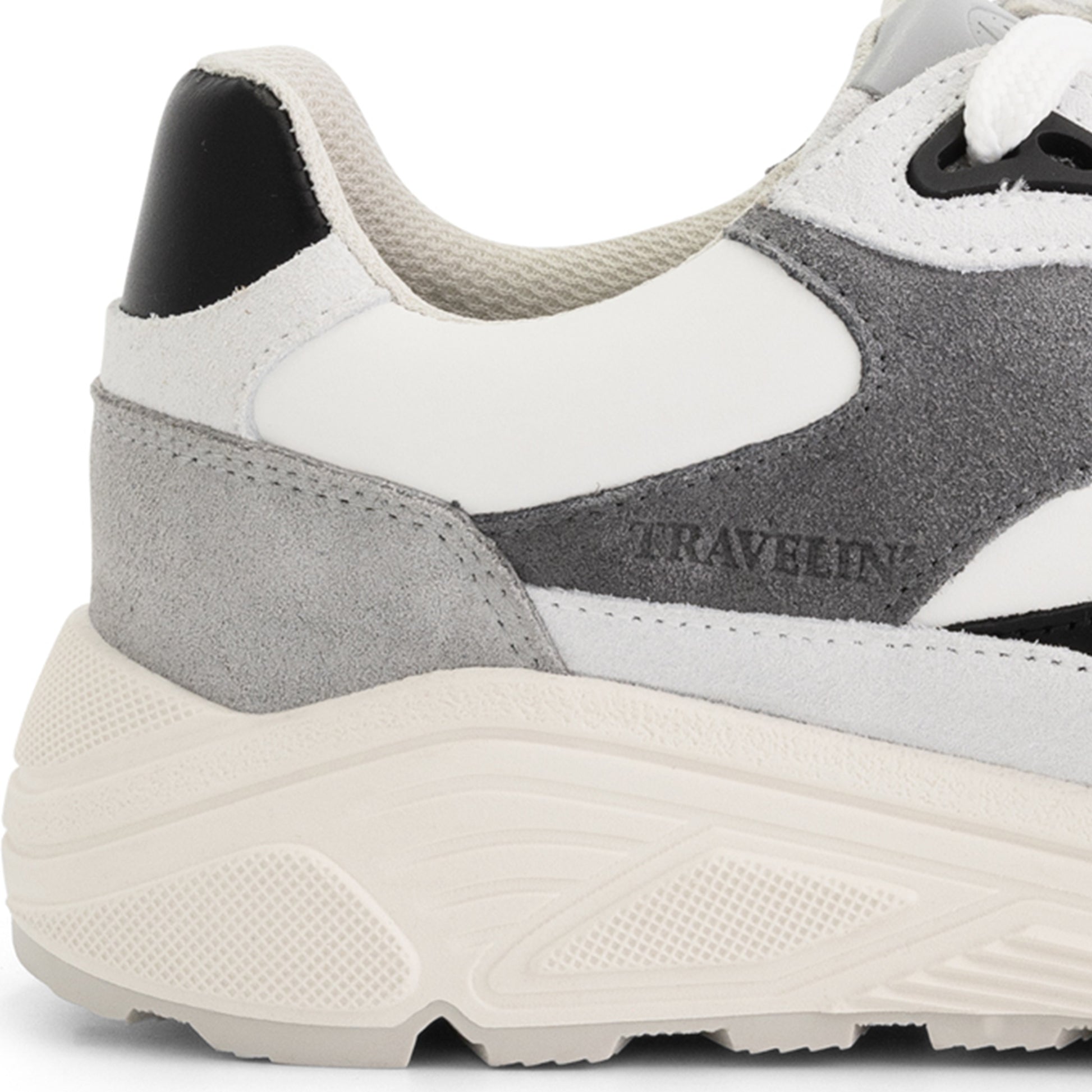 Royston Women - Sneakers - Leather - Grey/Black DFH