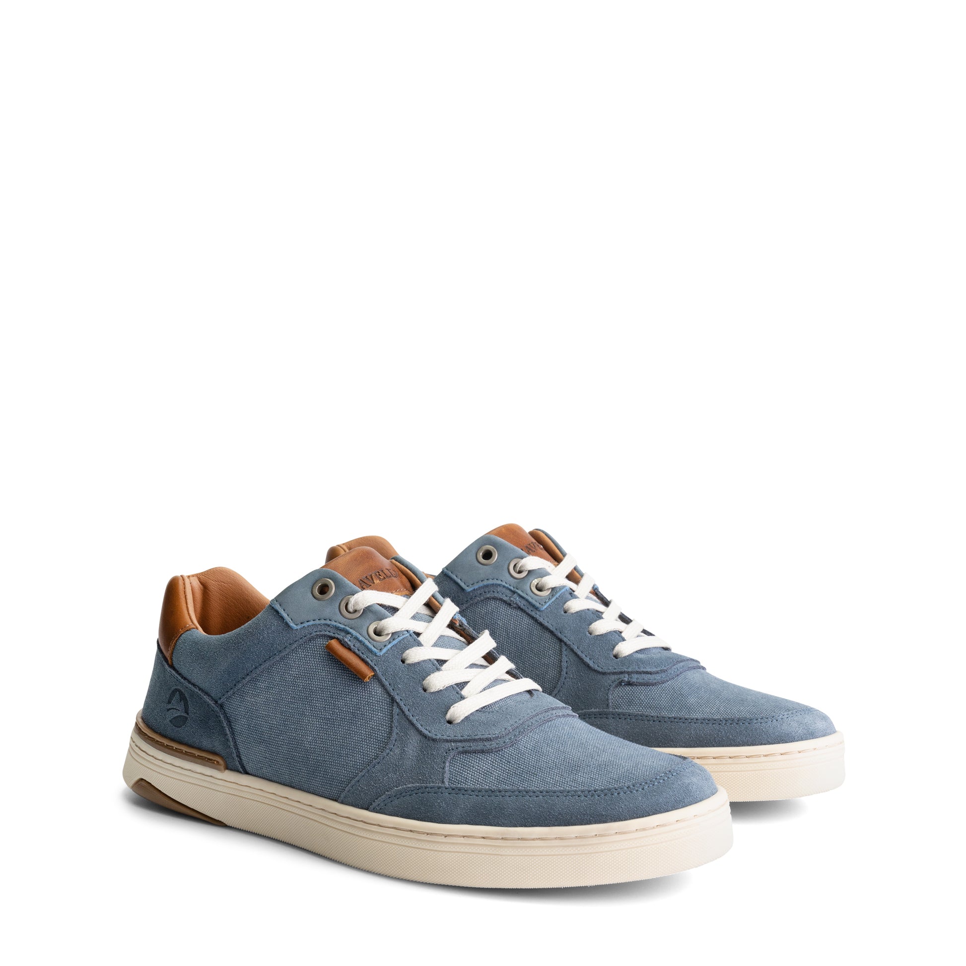 Bromley Men - Sneakers - Canvas and suede - Blue FRD
