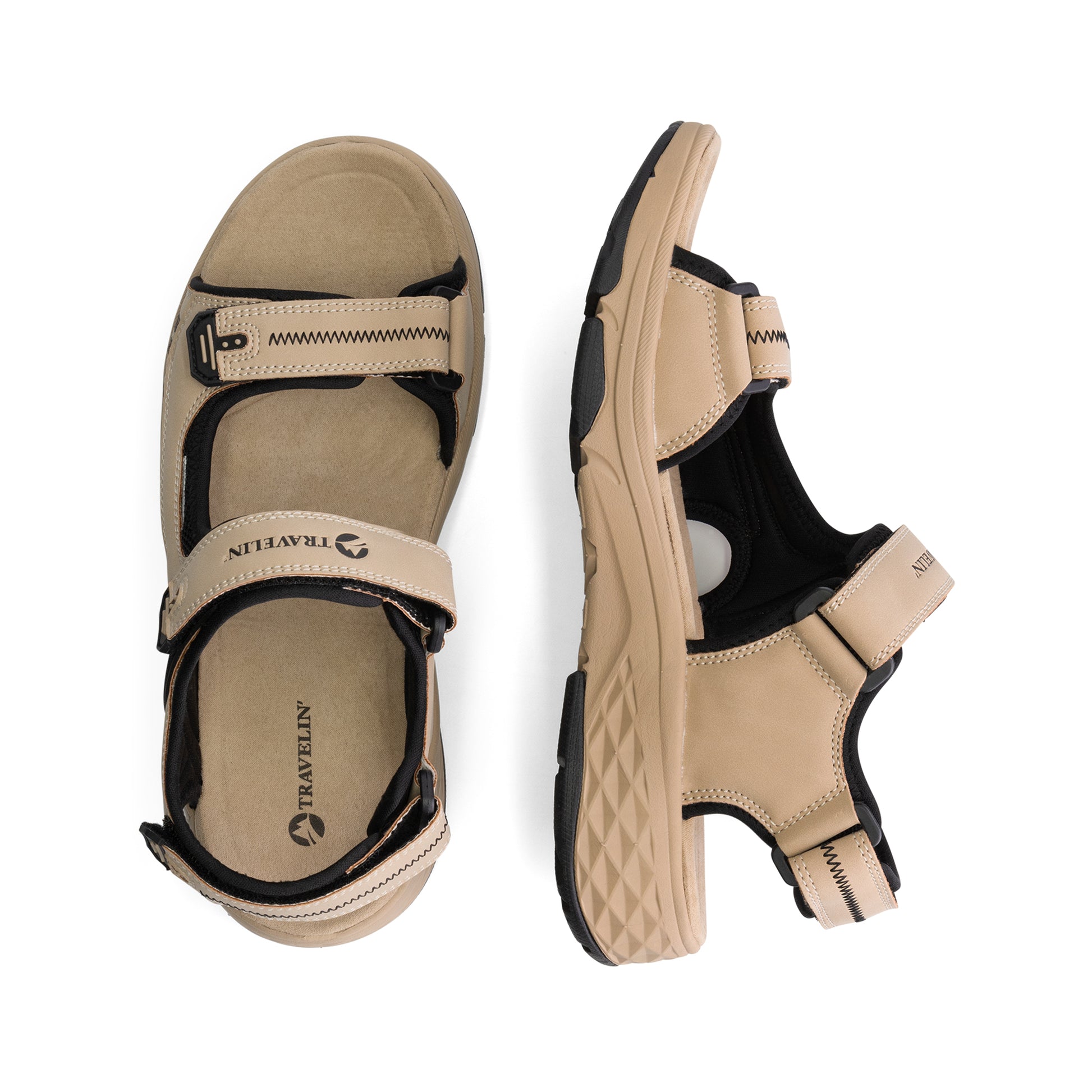 Brusdal Men - Hiking sandals - Light brown UPD