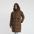 Odda Women - Puffer Winter Jacket - Waterproof - Dark Brown MV