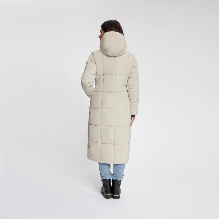 Andels Women - Puffer Winter Jacket - Waterproof - Sand MV4