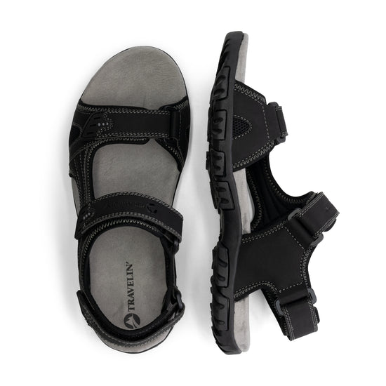 Horten Men - Hiking sandals - Black UPD