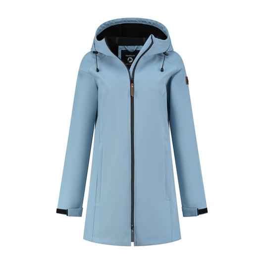 Tuula Women - Softshell jacket - Waterproof - Blue F