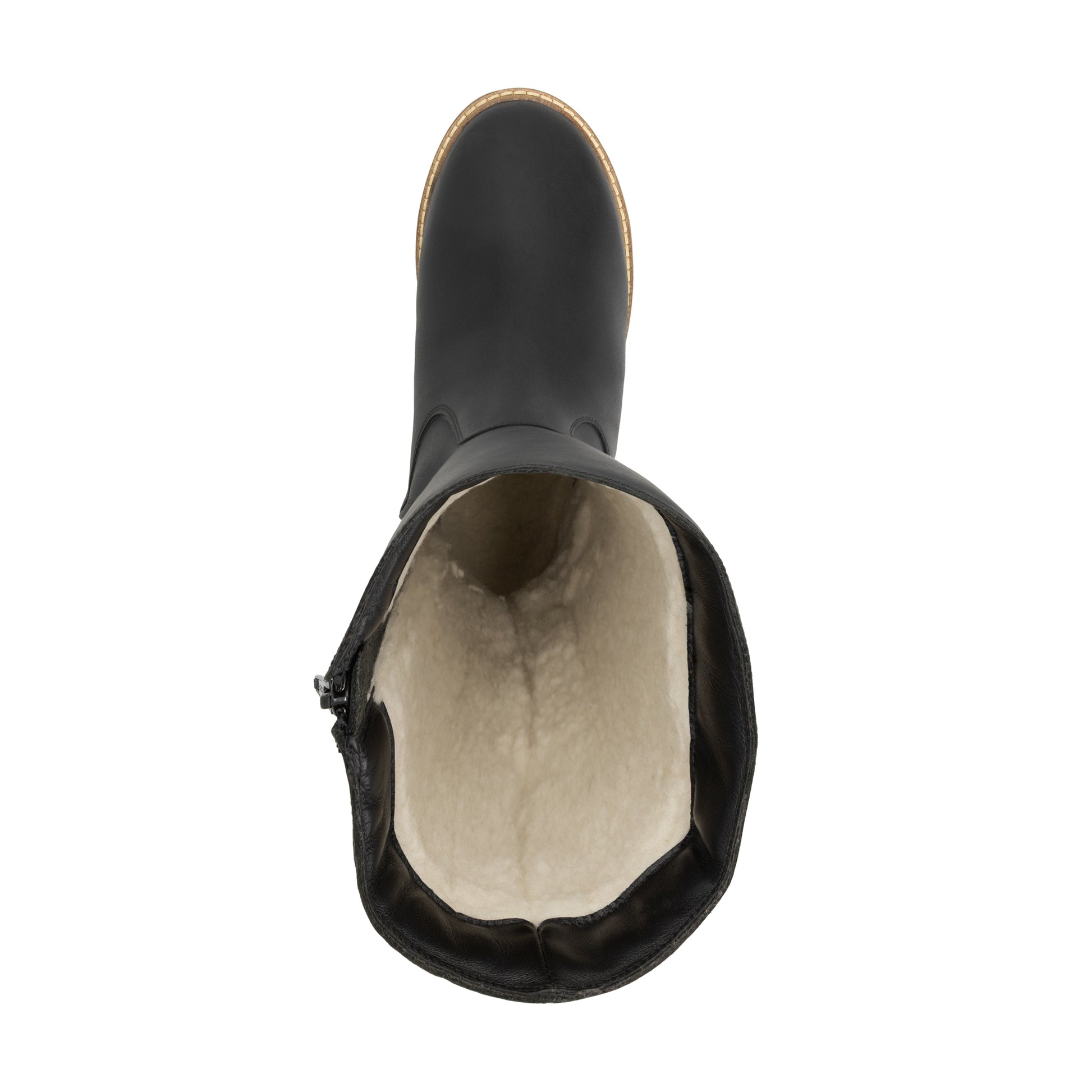 Jarvik Women - Knee-High Boots - Wool-Lined - Black UPS