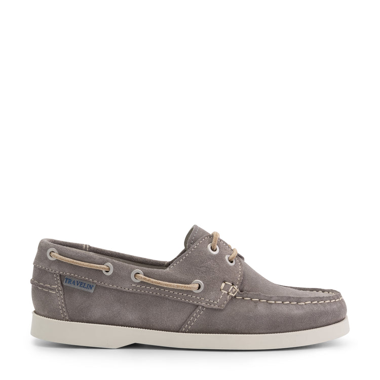 Penzance Women - Boat shoes - Suede - Grey R