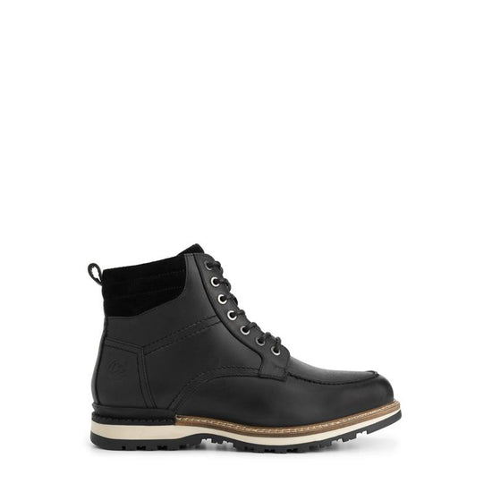 Lindved Men - Lace-up boots - Wool-lined - Black R