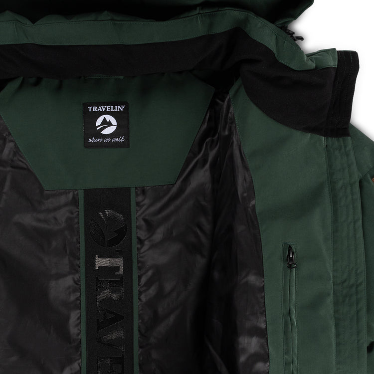 Freya Women - Puffer jacket - Fitted - Dark green DCI