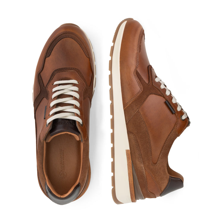 Northam Men - Sneakers - Leather - Cognac UPD