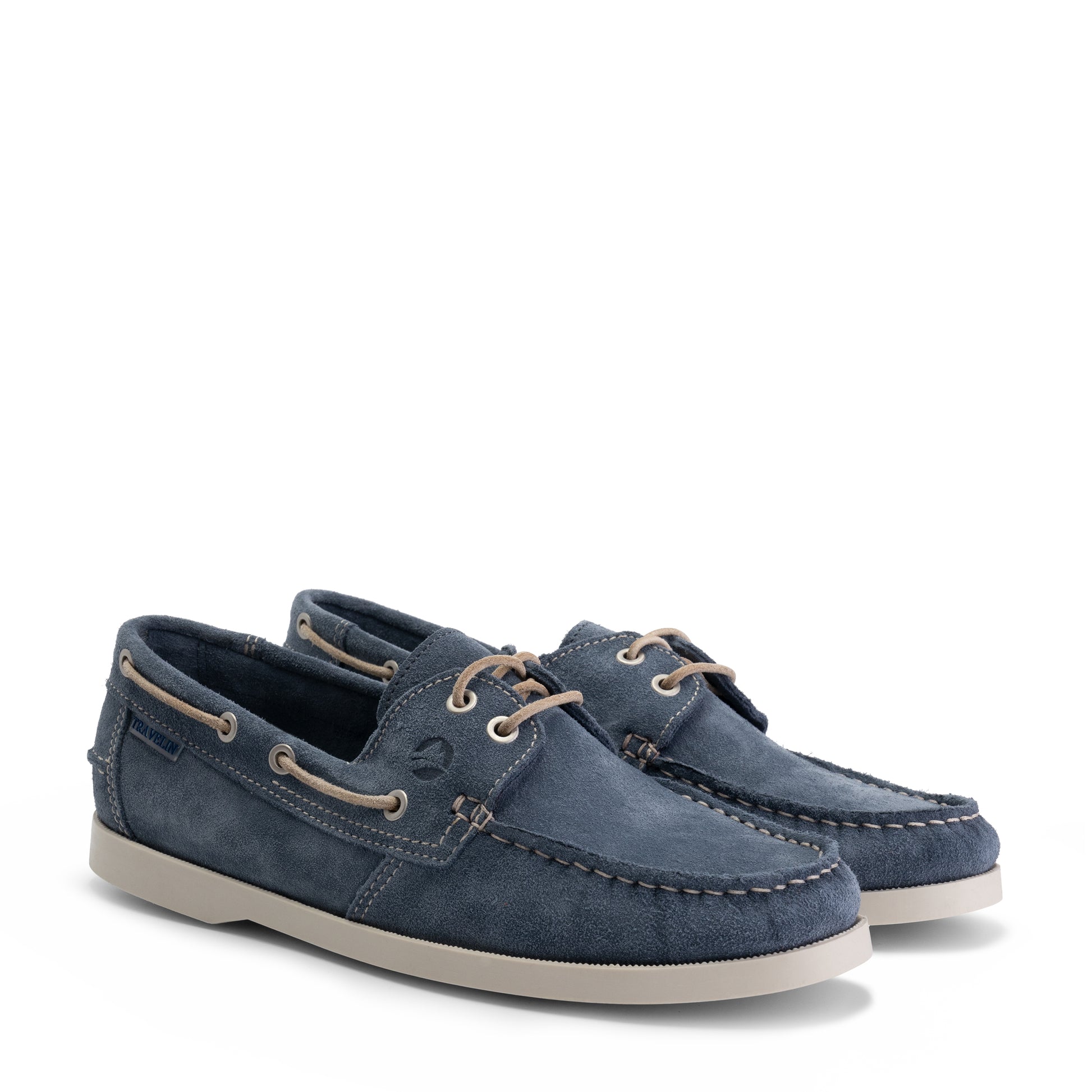 Penzance Men - Boat shoes - Suede - Blue FRD