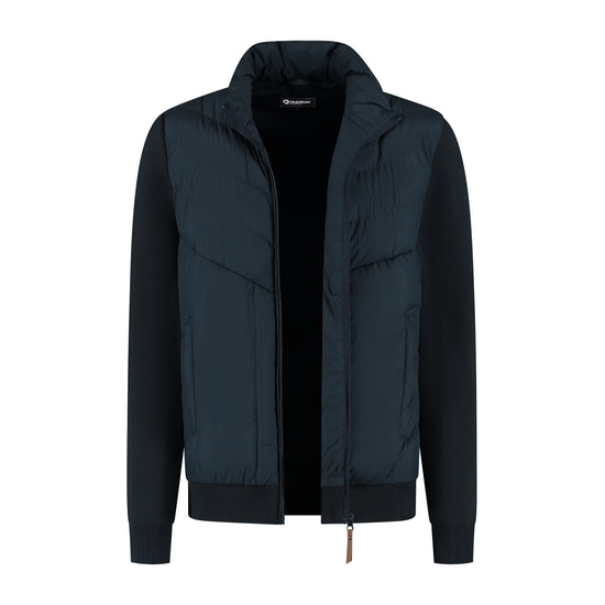 Damian Men - Outdoor cardigan - Padded - Navy CVO