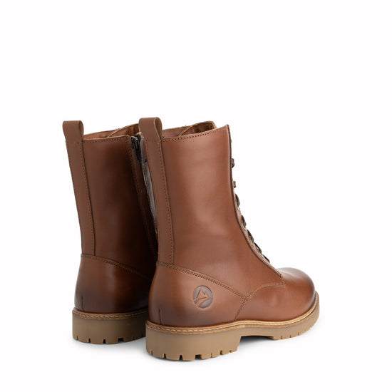 Forsol Women Lace-up boots Leather Cognac - Main Image