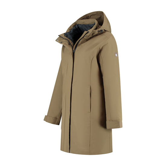 Ginser Women - 3-in-1 jacket - Waterproof - Brown FL