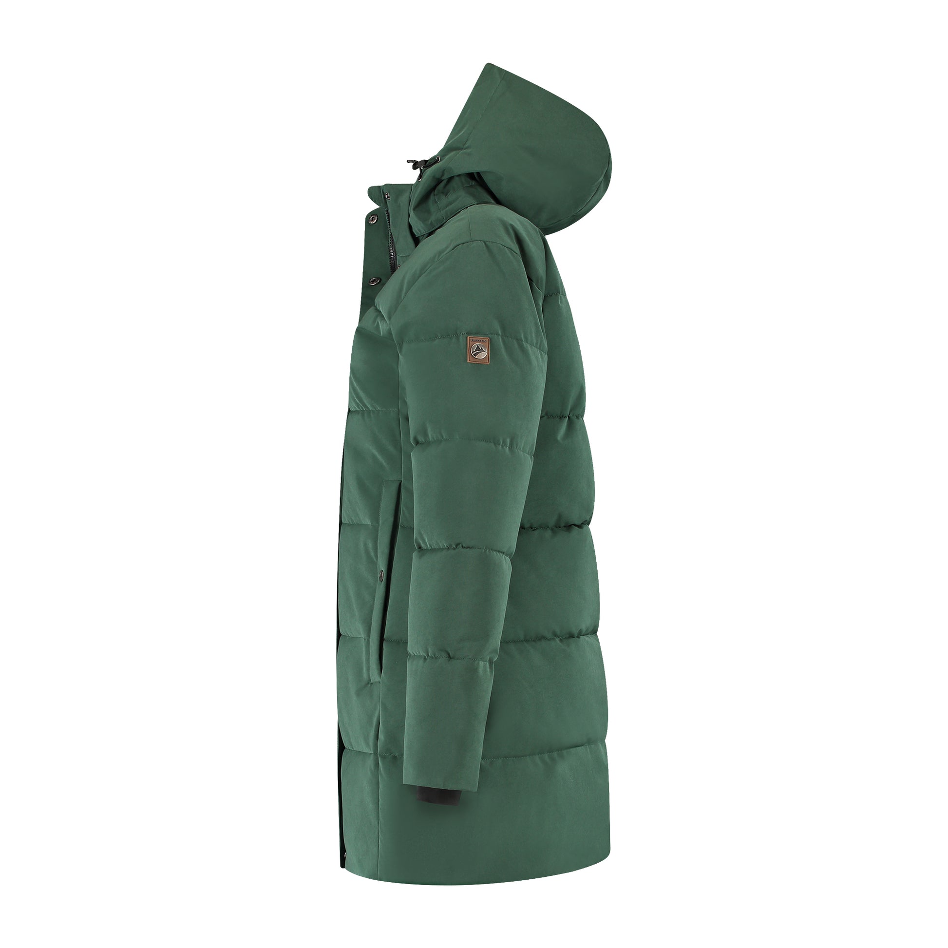 Rissne Women - Puffer jacket - Water-resistant - Dark green L