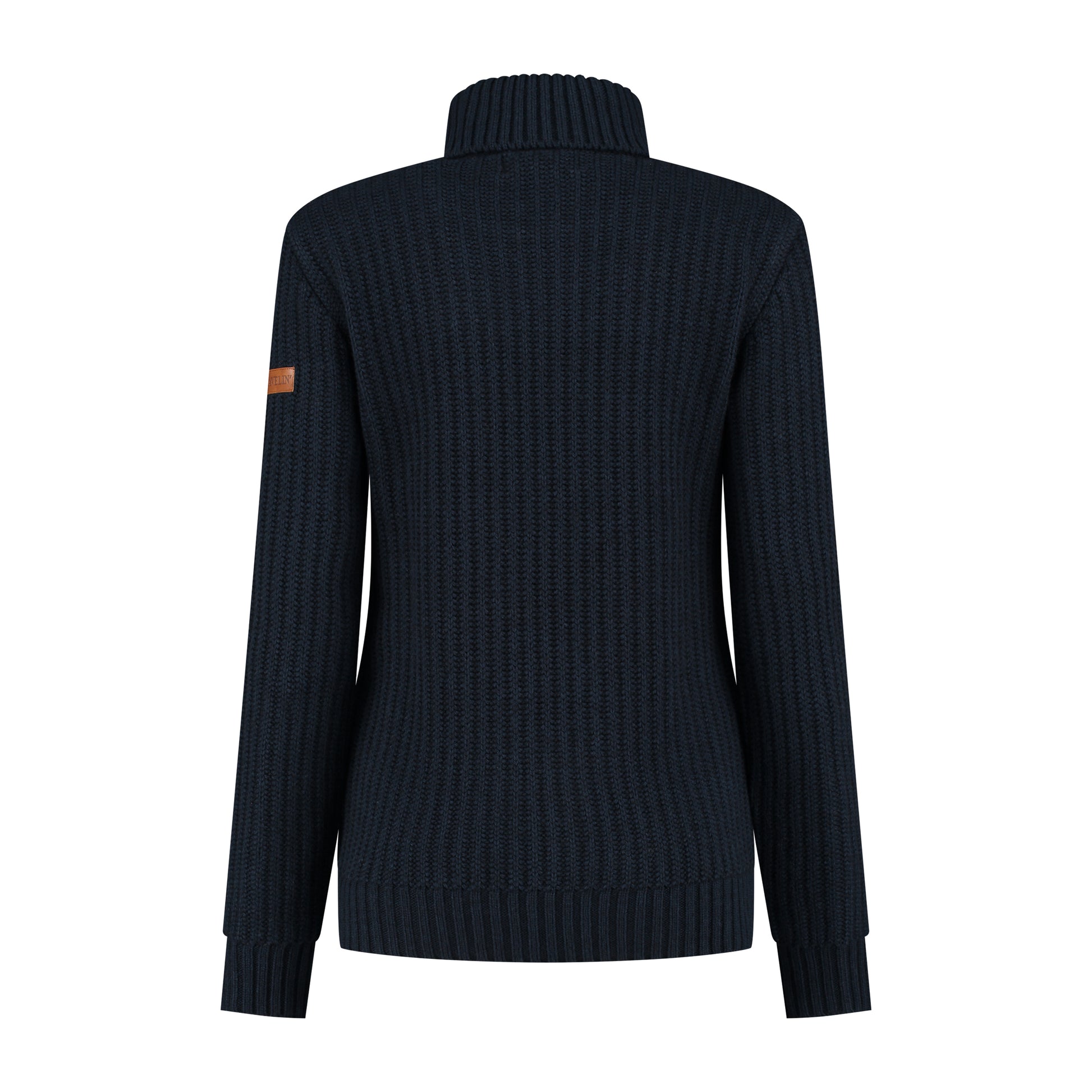 Turtleneck Boda Women - Knitted jumper - Navy B