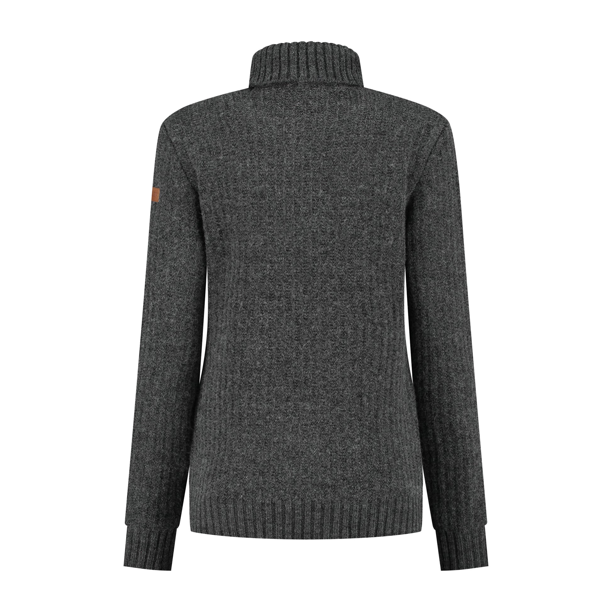 Turtleneck Boda Women - Knitted jumper - Antracite B