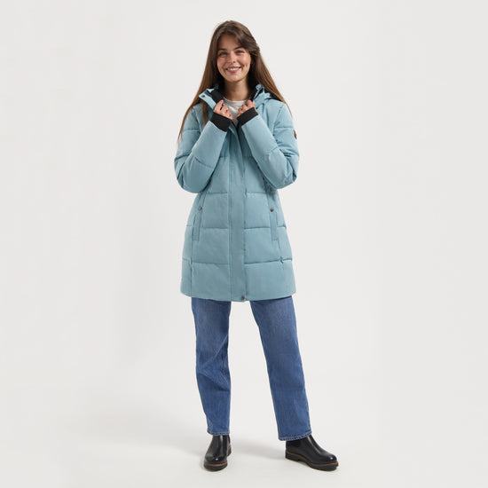 Rissne Women - Puffer jacket - Water-resistant - Light blue MV