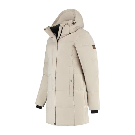 Rissne Women - Puffer jacket - Water-resistant - Sand FL
